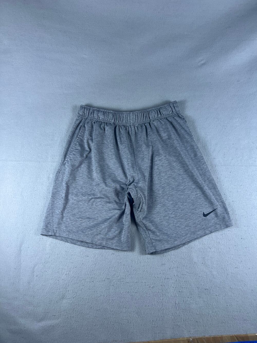 Nike Athletic Shorts Mens L Heathered Gray Dri-Fit Running Performance Training
